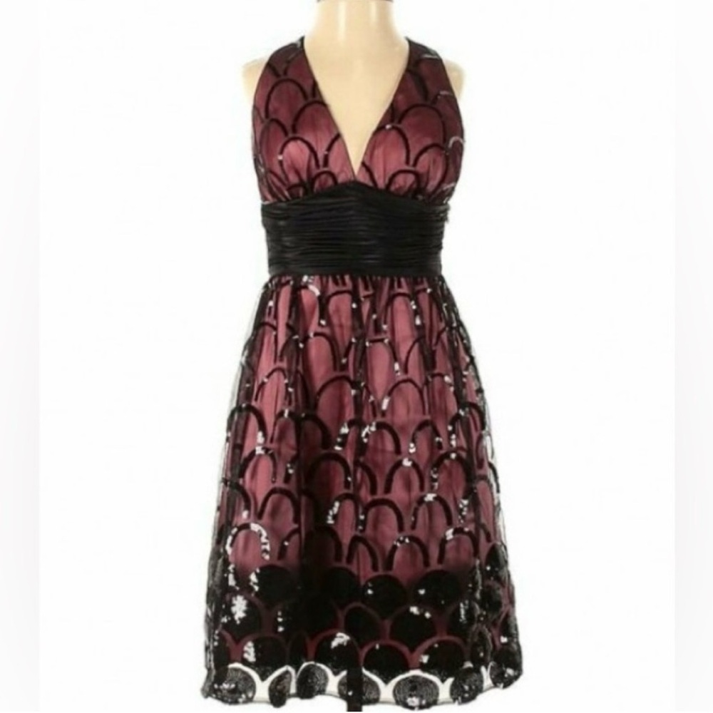 NWT Adrianna Papell racer back formal dress size 6P